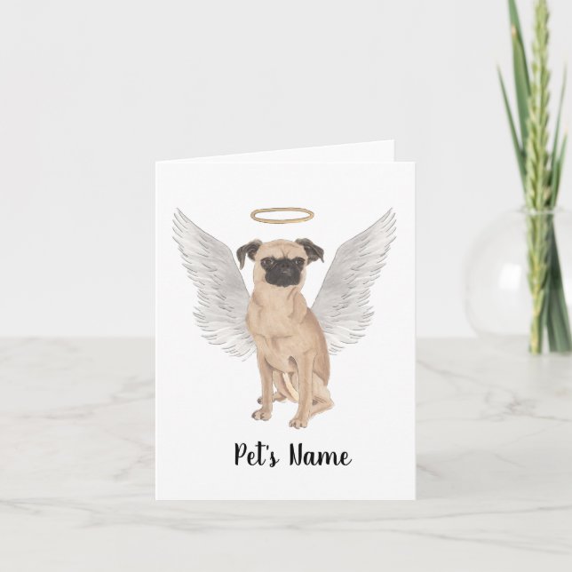 Brussels Griffon Sympathy Card (Front)