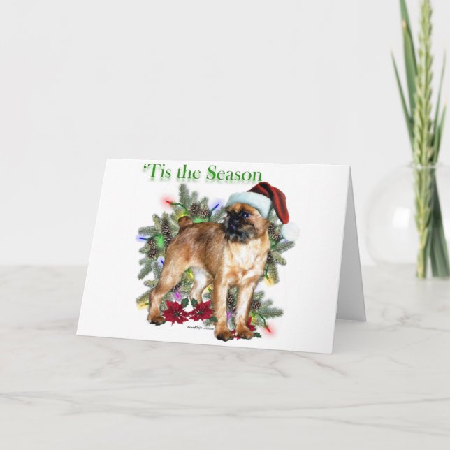 Brussels Griffon ‘Tis Holiday Card (Front)
