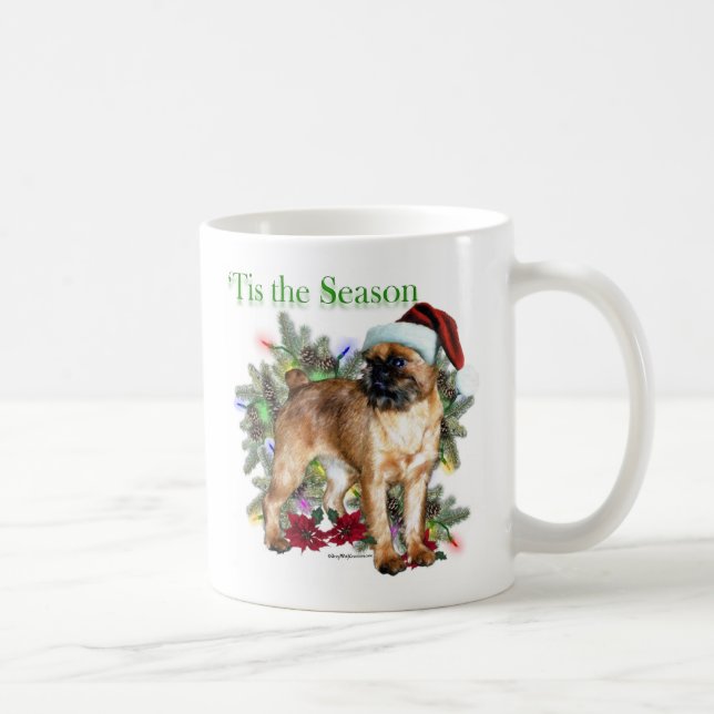 Brussels Griffon Tis the Season Coffee Mug (Right)