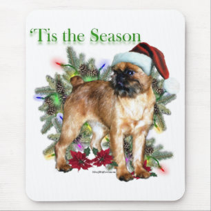 Brussels Griffon Tis the Season Mouse Mat
