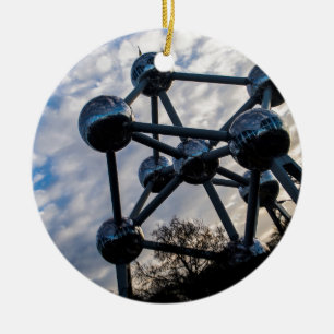 Brussels photo ceramic tree decoration