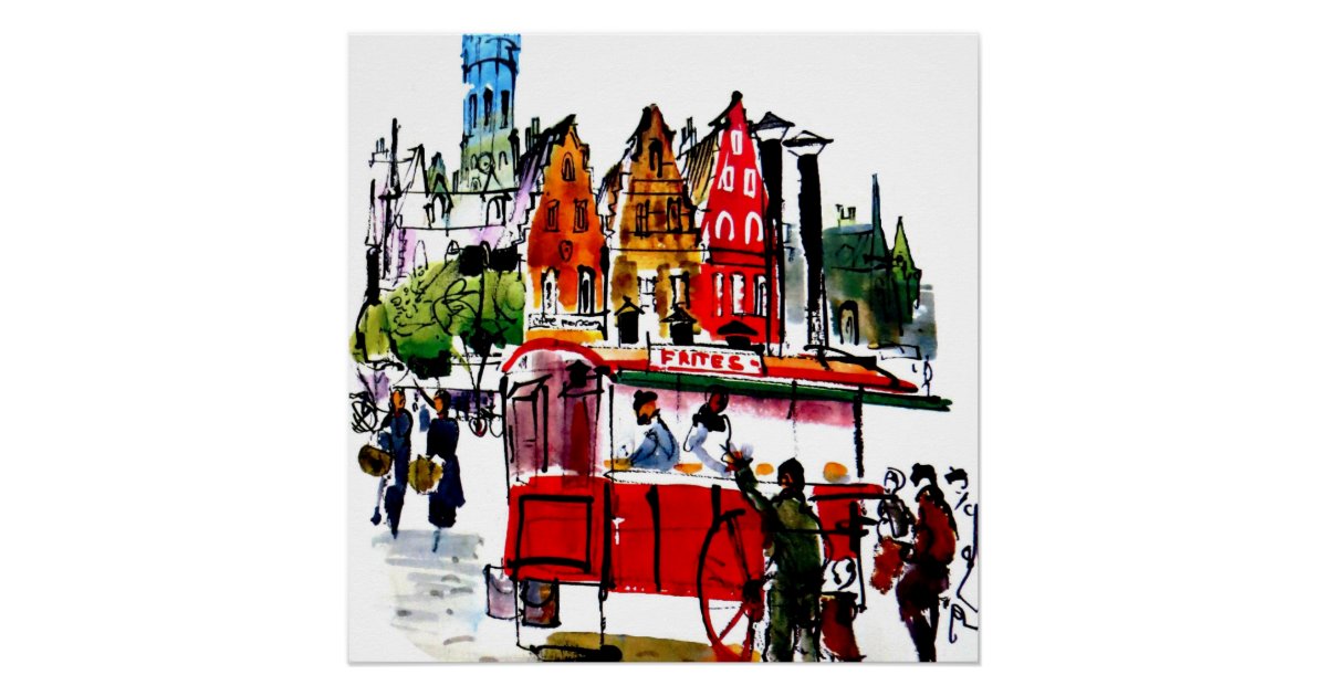 Brussels Poster Zazzle.co.uk