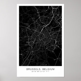 brussels poster minimalist scandinavian