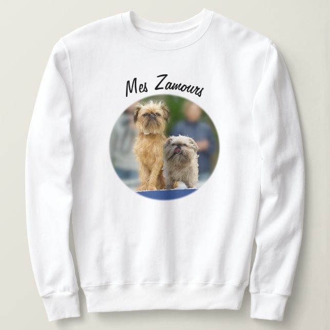 Brussels scribble sweetshirt sweatshirt (Design Front)