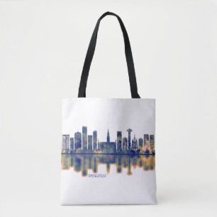 Brussels Skyline Tote Bag