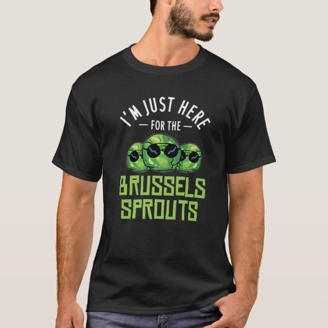 Brussels Sprout Gift Seasoning Healthy Green T-Shirt (Front)