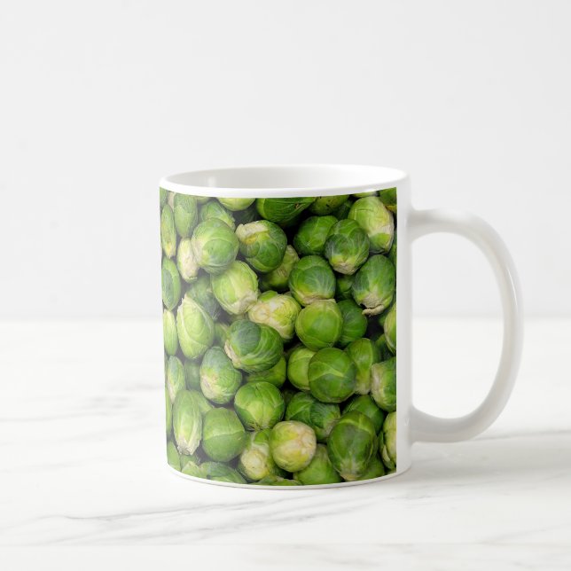 Brussels sprouts coffee mug (Right)