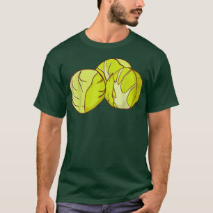 Brussels sprouts Vegetables Food Vegan Vegetarian T-Shirt