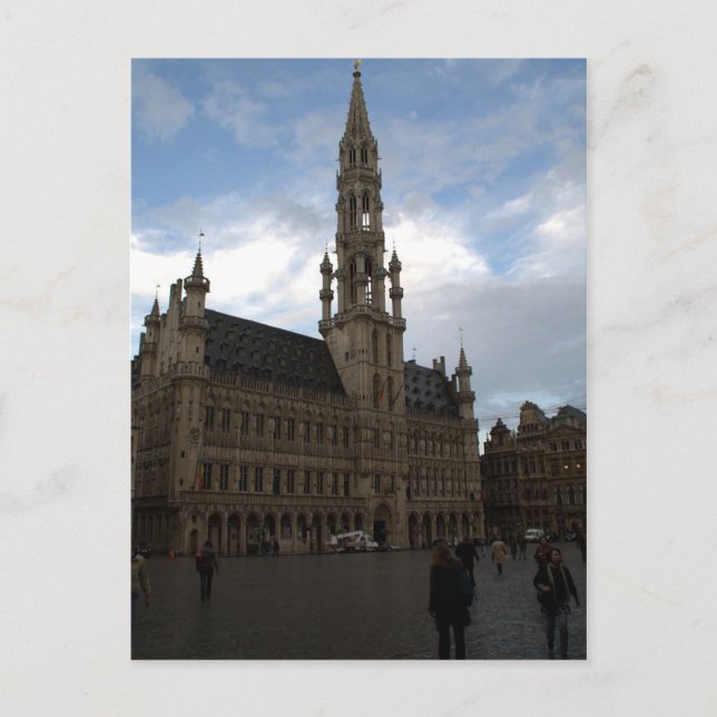 Brussels Town Hall Postcard (Front)