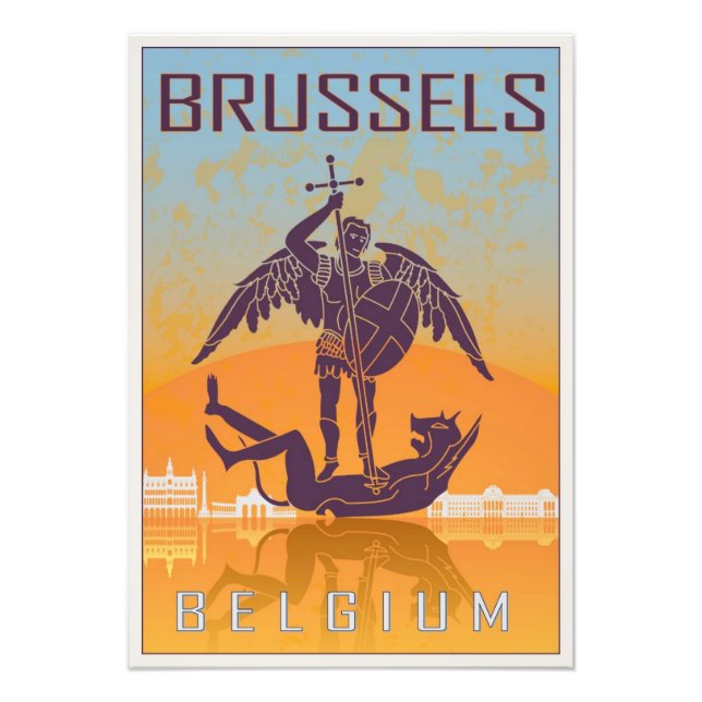 Brussels vintage poster (Front)