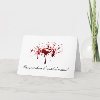 Brutal Anniversary Card