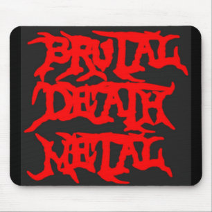 Brutal Death Metal Mouse Mat