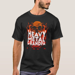 Brutal Heavy Metal Crew Heavy Metal Grandpa Skull T-Shirt