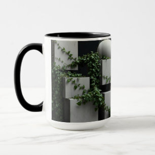 Brutalist Botany Architectural Nature Mug