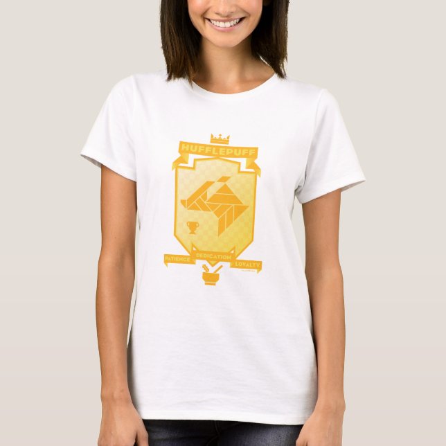Brutalist HUFFLEPUFF™ Crest T-Shirt (Front)