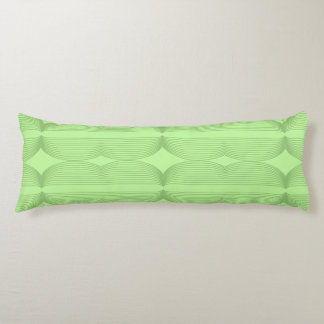 Brutalist Waves: Pistachio & Fresh Green Body Cushion