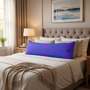 Brutalist Waves: Supreme Blue & Flourescent Purple Body Cushion