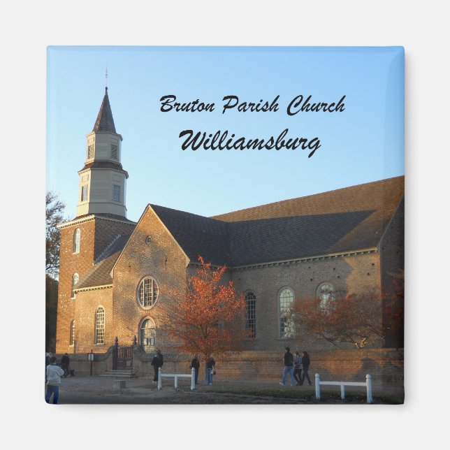 Bruton Parish Church, Williamsburg Magnet (Front)