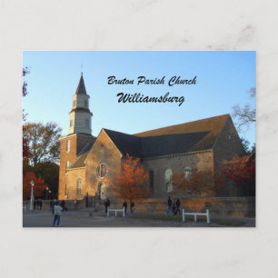 Bruton Parish Church, Williamsburg Postcard