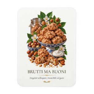 Brutti ma Buoni – Vintage Italian Dessert Magnet