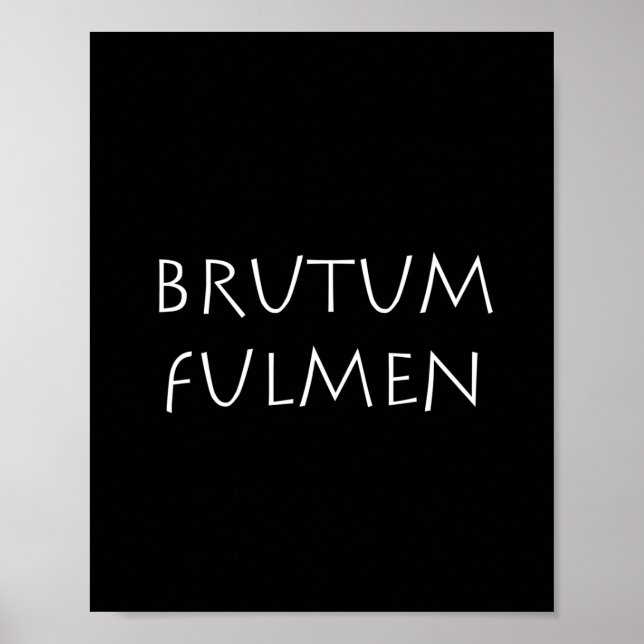 Brutum fulmen poster (Front)