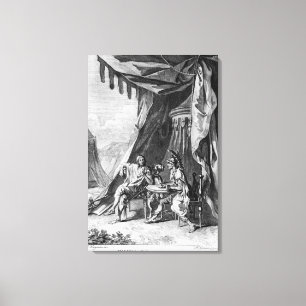 Brutus and Cassius in Brutus's Tent Canvas Print