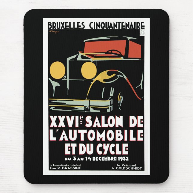 Bruxelles Cinquantenaire Mouse Mat (Front)