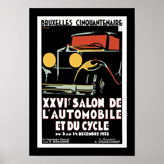 Bruxelles Cinquantenaire Poster (Front)