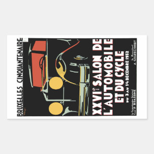 Bruxelles Cinquantenaire Rectangular Sticker