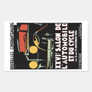 Bruxelles Cinquantenaire Rectangular Sticker