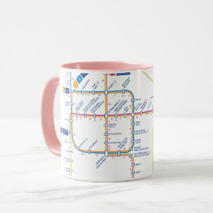 Bruxelles metro mug