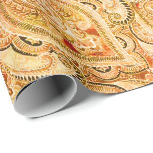 Bruxelles Peach Wrapping Paper