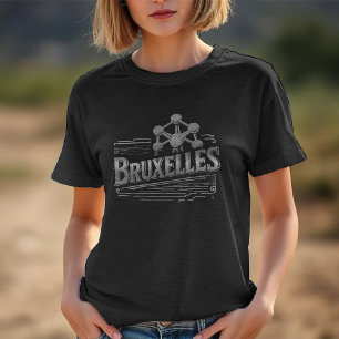 Bruxelles Quantum Nostalgic Silver Womens  Tri-Blend Shirt