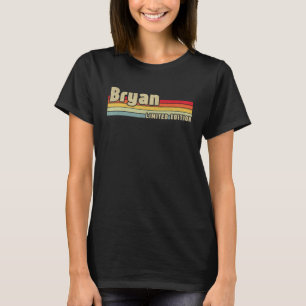 Bryan Gift Name Personalised Birthday Funny Christ T-Shirt