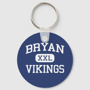 Bryan - Vikings - Bryan High School - Bryan Texas Key Ring