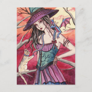 Bryanne - Dragon Witch Postcard
