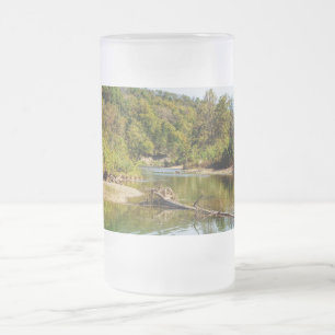 Bryant Creek Autumn Frosted Glass Beer Mug