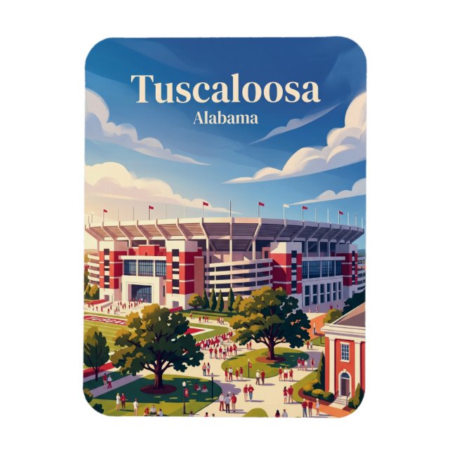 Bryant-Denny Stadium Alabama Magnet (Vertical)