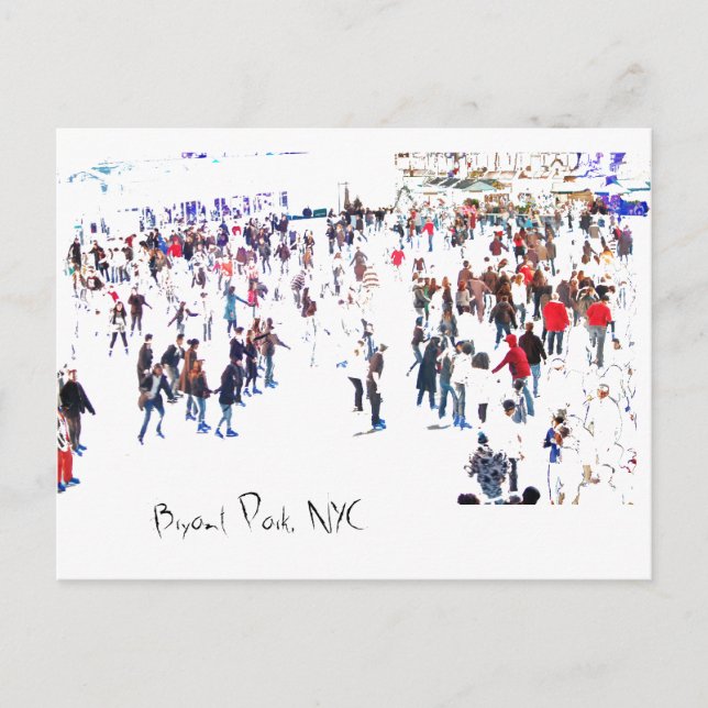 Bryant Park, NYC Postcard (Front)