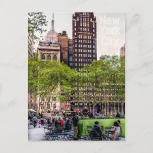 Bryant Park , NYC Postcard