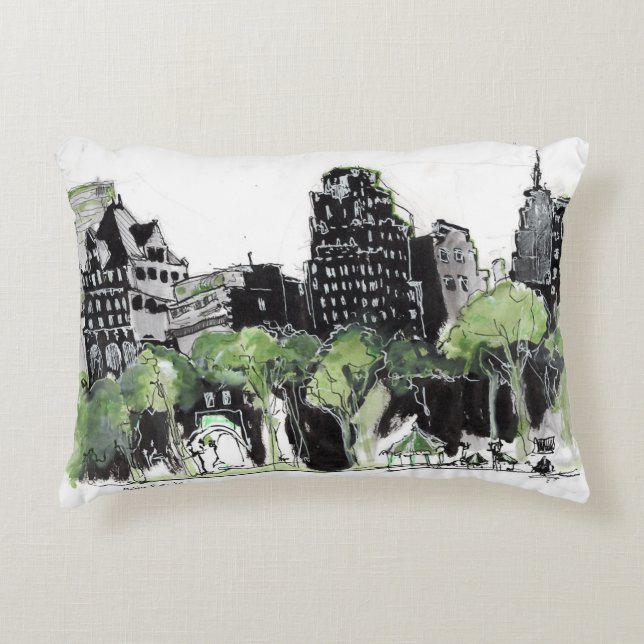 Bryant Park Pillow (Front)