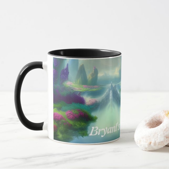 Bryant's Morning Tea Personalised Customisable Mug (With Donut)
