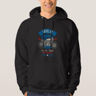Bryce AZ USA Retro Distressed Style Motorcycle Des Hoodie
