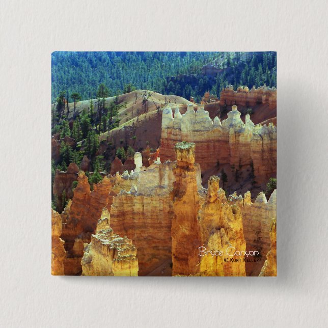 Bryce Canyon 15 Cm Square Badge (Front)