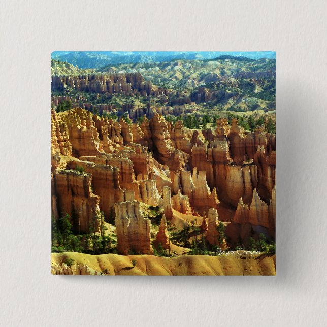 Bryce Canyon 2 15 Cm Square Badge (Front)