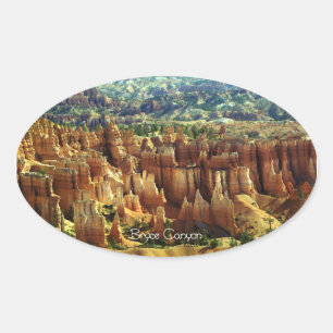 Bryce Canyon 2 Oval Sticker