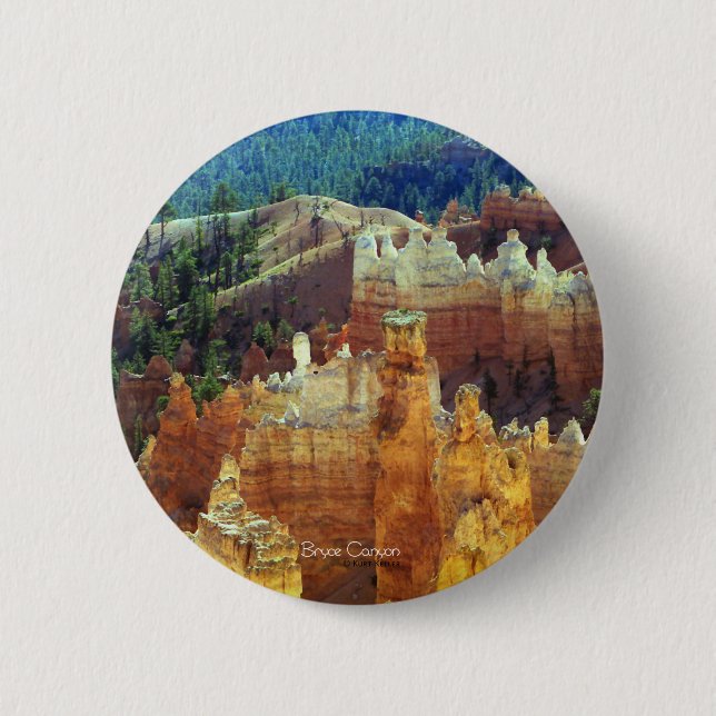 Bryce Canyon 6 Cm Round Badge (Front)
