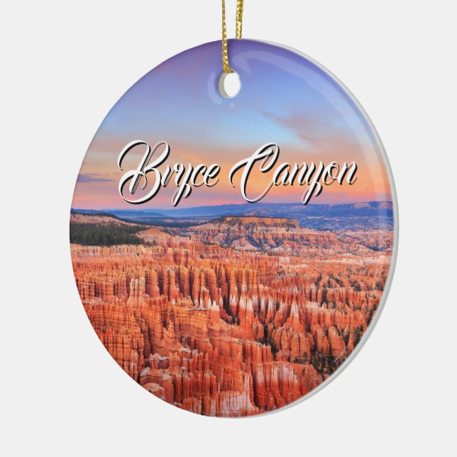 Bryce Canyon Ceramic Tree Decoration (Left)