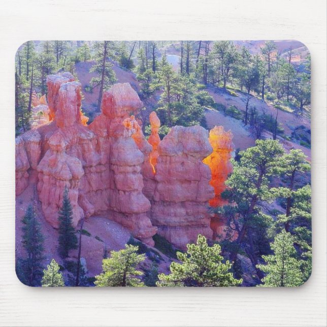 Bryce Canyon Glowing Mouse Mat (Front)
