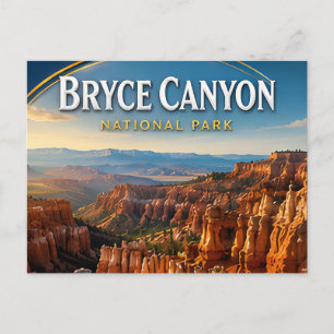 Bryce Canyon Hoodoos Scenic National Park Postcard